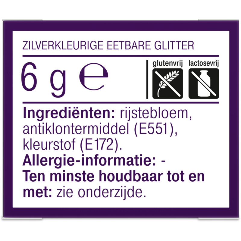 Een afbeelding van AH Excellent Glitterdust zilver