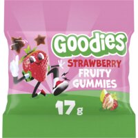 Een afbeelding van Goodies Strawberry fruity gummies