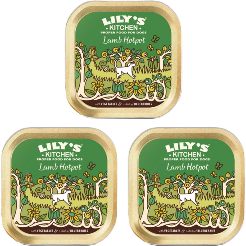 Een afbeelding van Lily's Kitchen Lamb hotpot met lam 3-pack