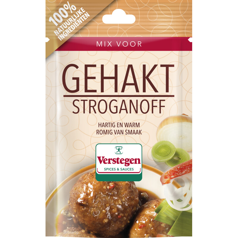 Verstegen Kruidenmix voor gehakt stroganoff