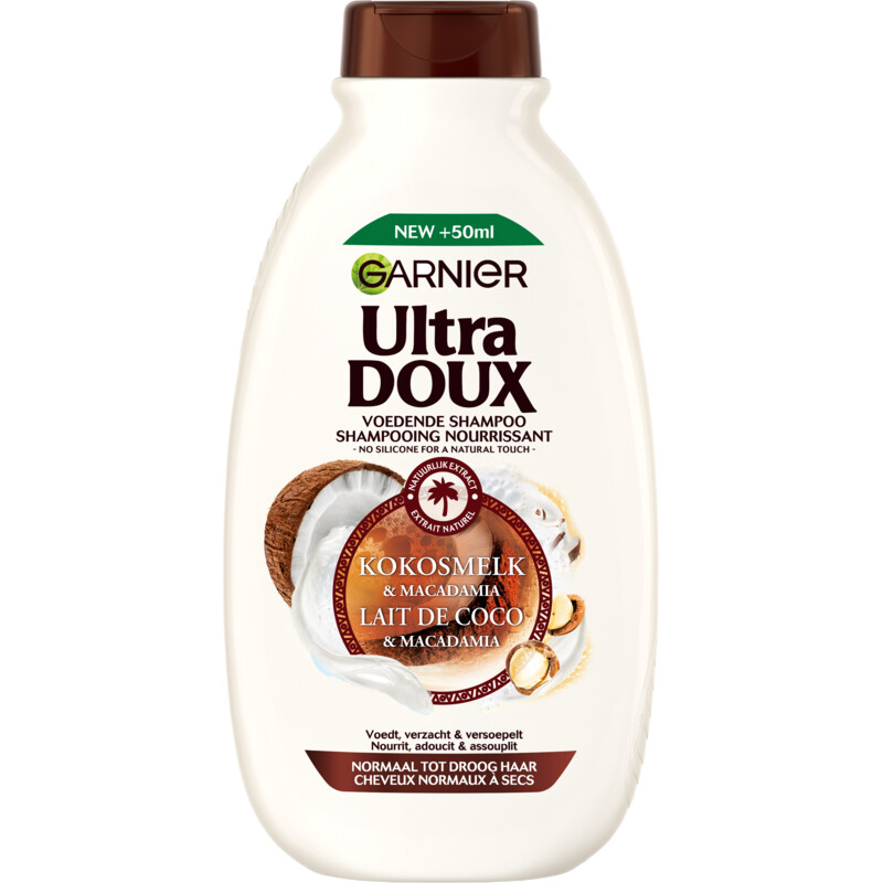 Ultra Doux Shampoo kokosmelk & macadamia bel