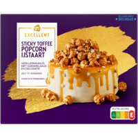 Een afbeelding van AH Excellent Sticky toffee popcorn ijstaart