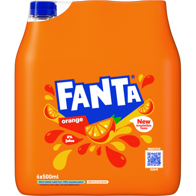 Een afbeelding van Fanta Orange 6 pack bel