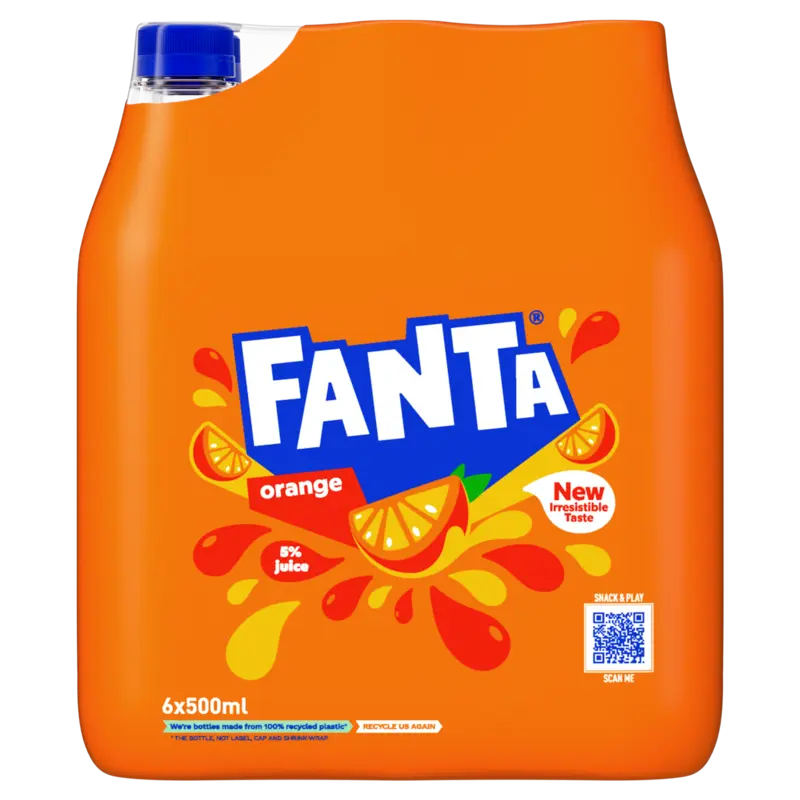 Fanta Orange 6 pack bel