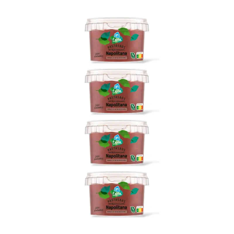 AH Terra Plantaardig pastasaus napolitana 4-pack