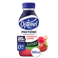 Optimel Proteine extra framboos aardbei