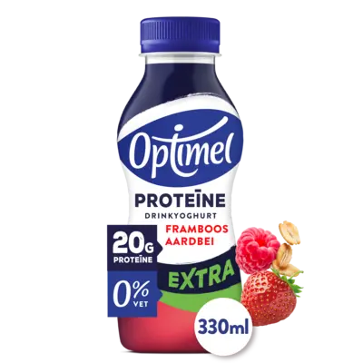 pdp-image-Optimel Proteine extra framboos aardbei