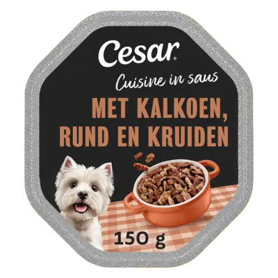 pdp-image-Cesar Cuisine met kalkoen & rund in saus