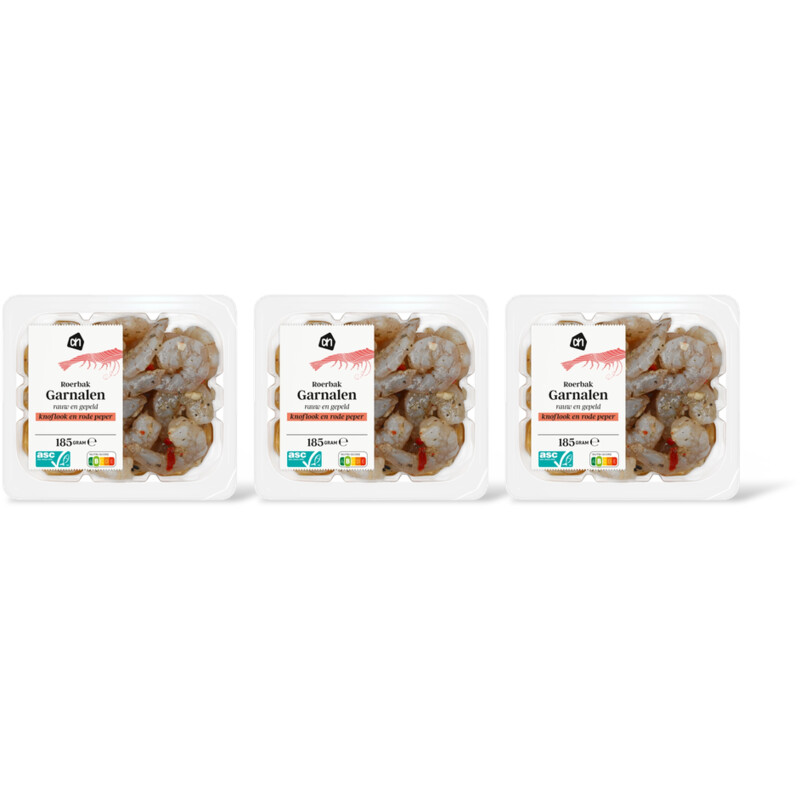 AH Roerbak garnalen knoflook 3-pack