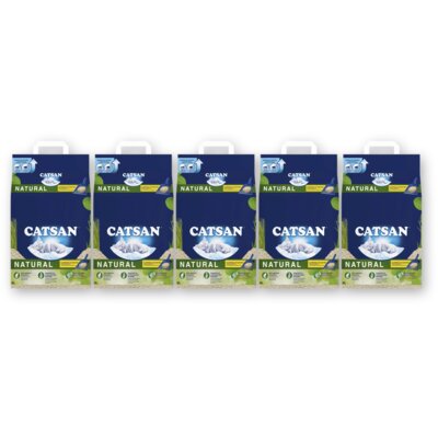 pdp-image-Catsan Natural kattenbakkorrels 5-pack