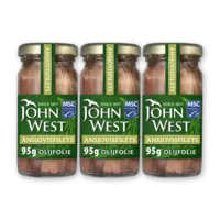John West Ansjovisfilets olijfolie 3-pack