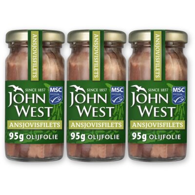 pdp-image-John West Ansjovisfilets olijfolie 3-pack