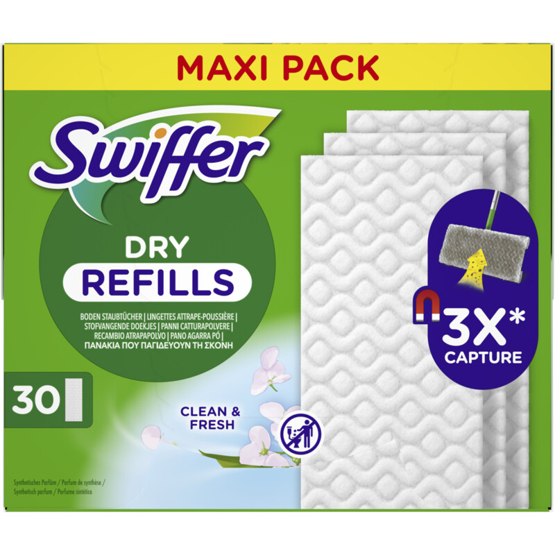 Swiffer Vloerdoekjes droog navulling maxi pack