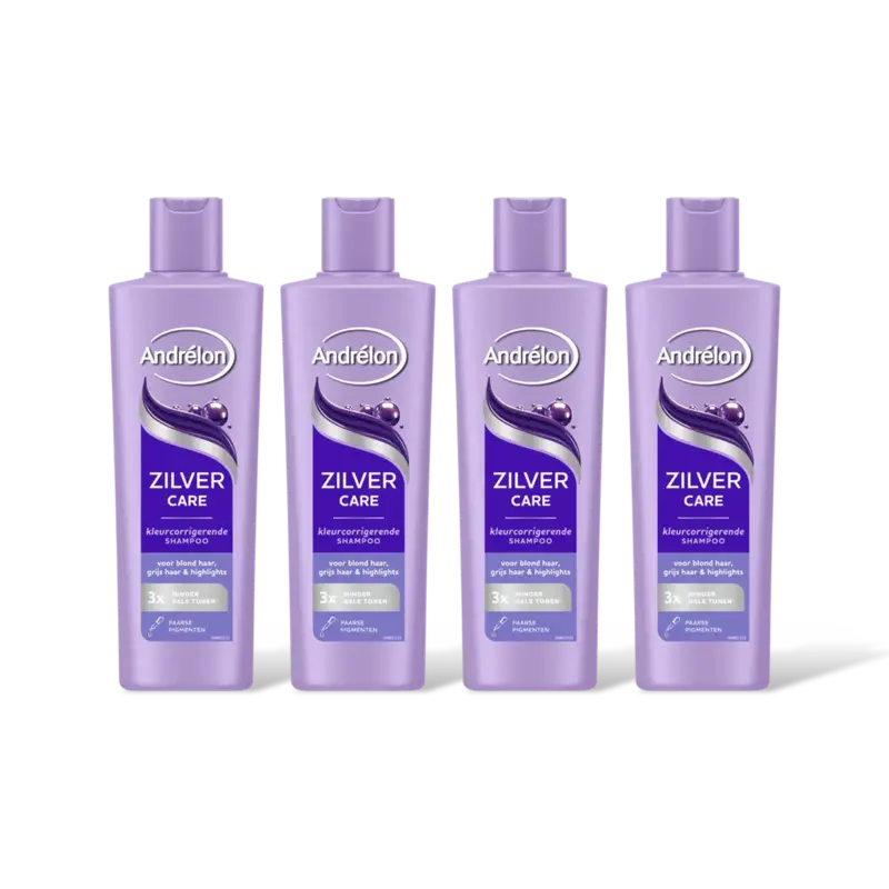 Andrélon Zilver care shampoo 4-pack