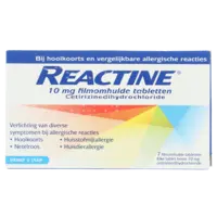 Reactine Hooikoortstabletten cetirizine 10 mg