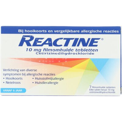 pdp-image-Reactine Hooikoortstabletten cetirizine 10 mg