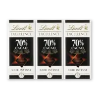 Lindt Excellence 70% pure chocolade 3-pack