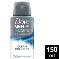 Dove Men+care extra fresh 0% deodorant spray