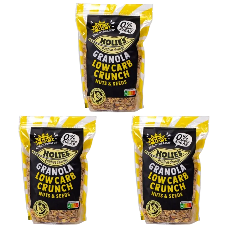 Holie's Granola Low Carb Crunch  3-pack