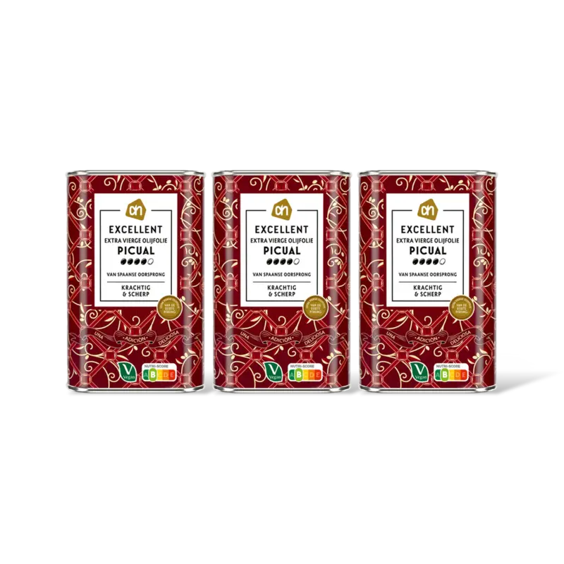AH Excellent Extra vierge olijfolie picual 3-pack