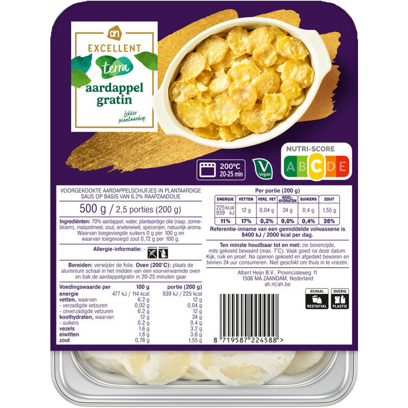 Een afbeelding van AH Excellent Terra aardappelgratin