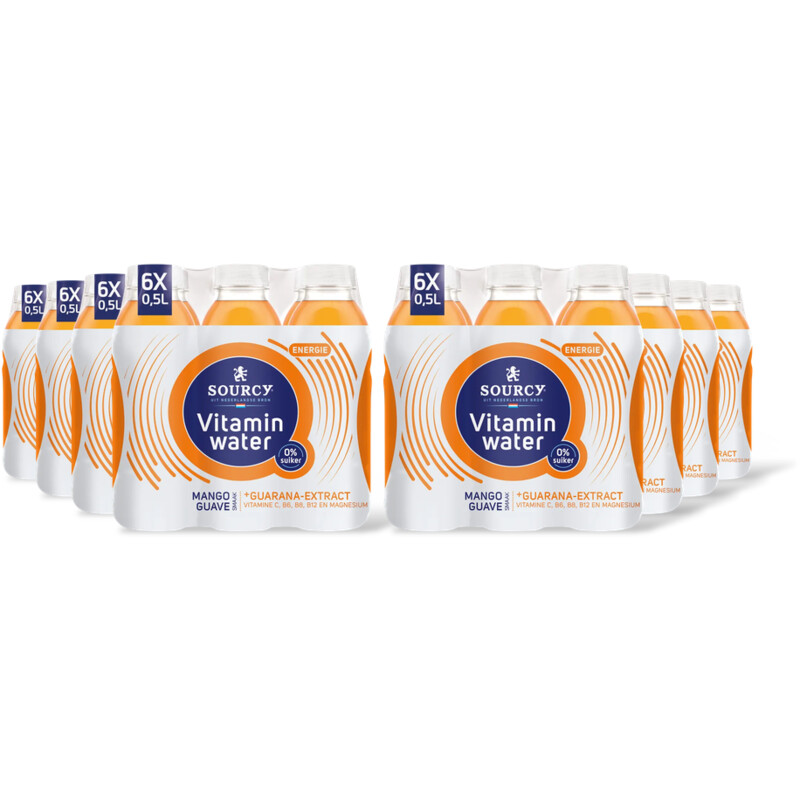 Sourcy Vitaminwater mango guave 48-pack