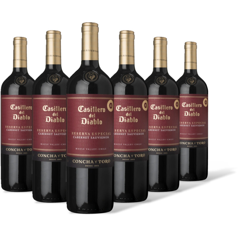 Casillero del Diablo  Reserva especial cabernet sau 6 flessen