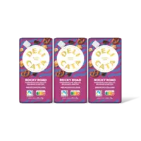 Delicata Reep rocky road melk chocolade 3-pack