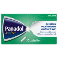 Panadol Junior 250mg zetpillen