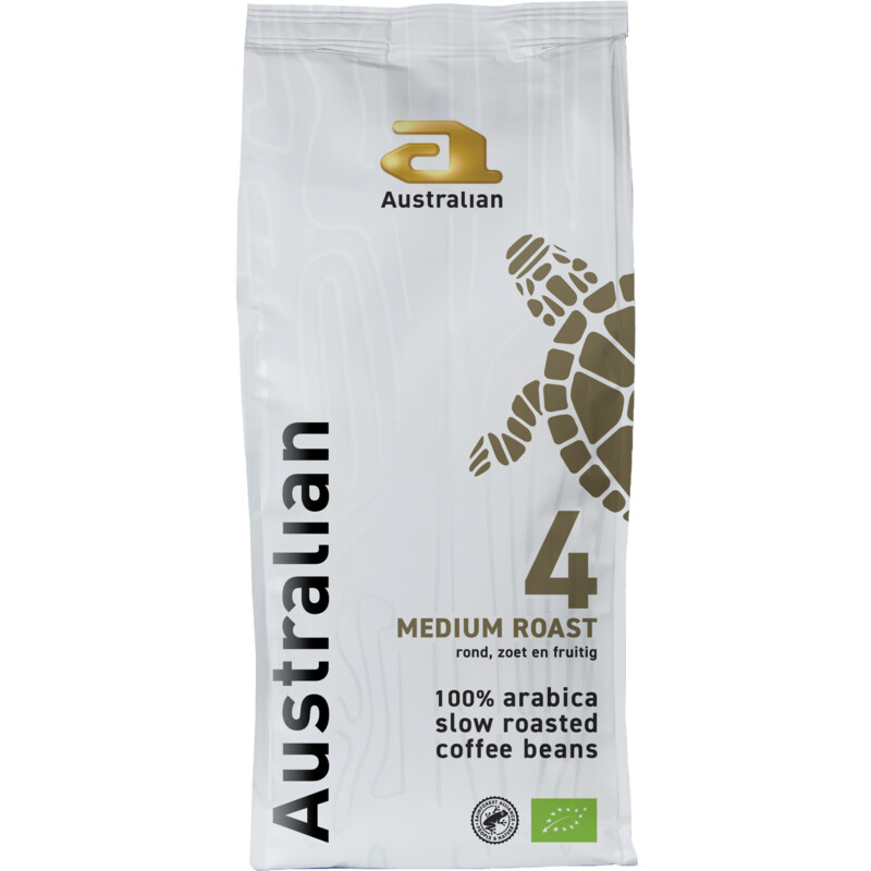 Een afbeelding van Australian Organic medium roast koffiebonen