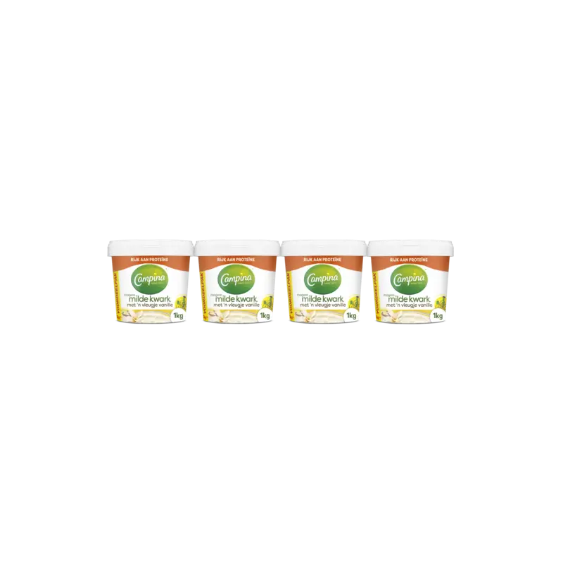 Magere milde kwark vanille 4-pack