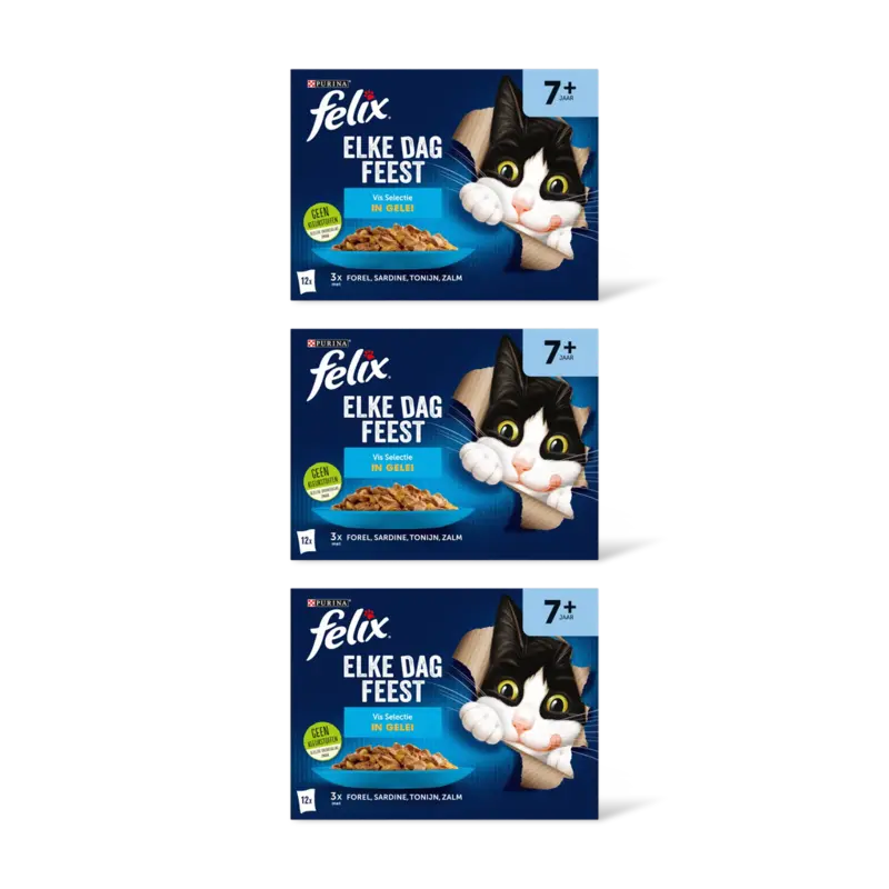 Felix Elke dag feest sr vis selectie gelei 3pk