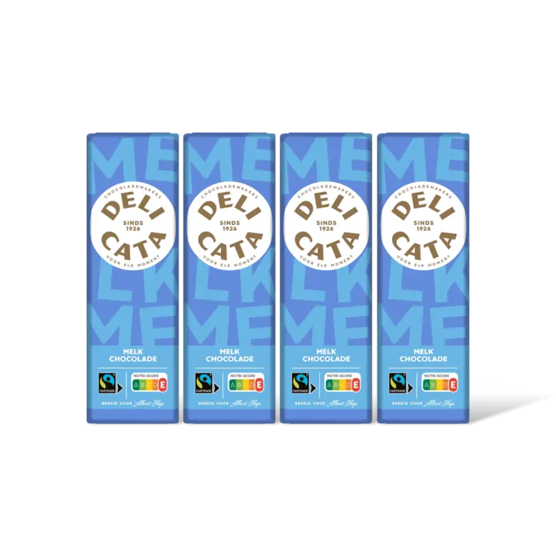 Reep melk chocolade 4-pack