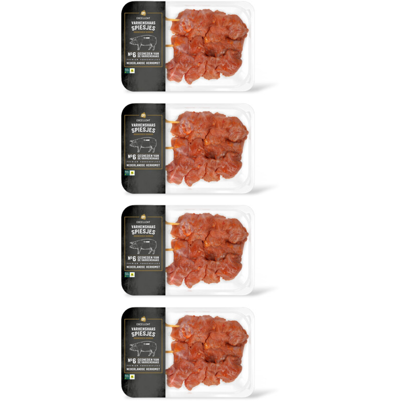 AH Excellent BBQ varkenshaasspies Indonesian 4-pack