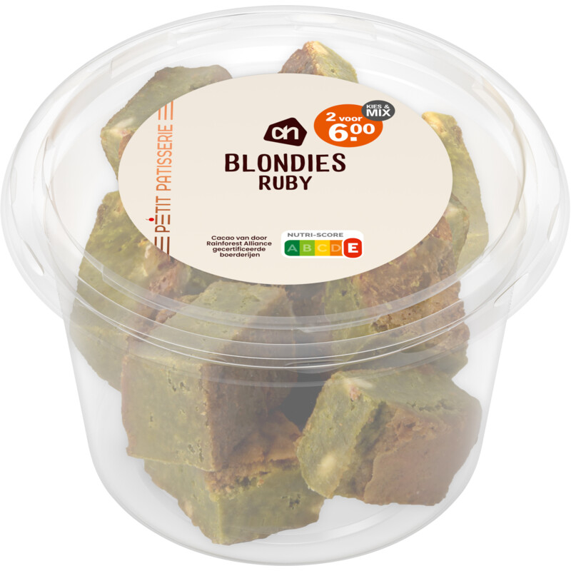 Een afbeelding van AH Ruby blondie bites