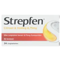 Strepfen Citroen en honing zuigtabletten