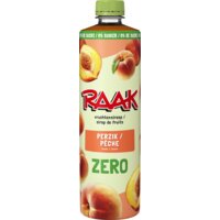 Raak Vruchtensiroop perzik zero sugar