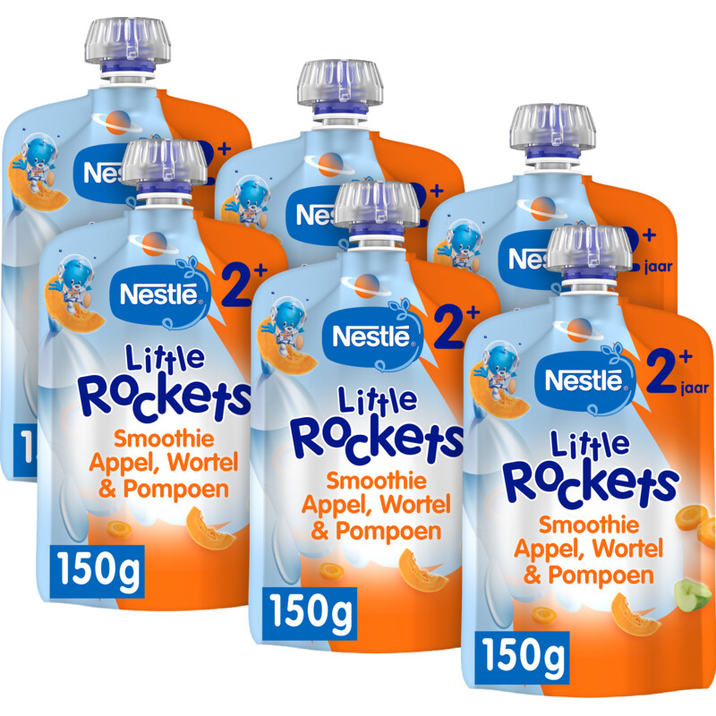Een afbeelding van Nestlé Little Rockets pompoen 6-pack