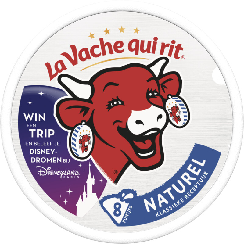 Een afbeelding van La Vache Qui Rit Smeerkaaspuntjes naturel