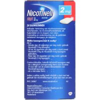 Een afbeelding van Nicotinell Fruit nicotine kauwgom 2mg
