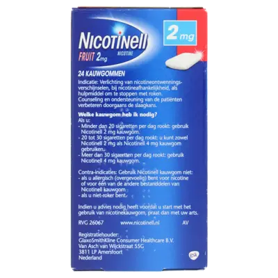 pdp-image-Nicotinell Fruit nicotine kauwgom 2mg