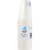 AH Kartonnen beker wit