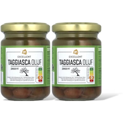 pdp-image-AH Excellent Taggiasca olijf zonder pit 2-pack