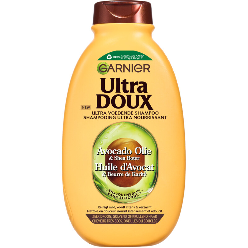 Ultra Doux Shampoo avocado olie & shea boter bel