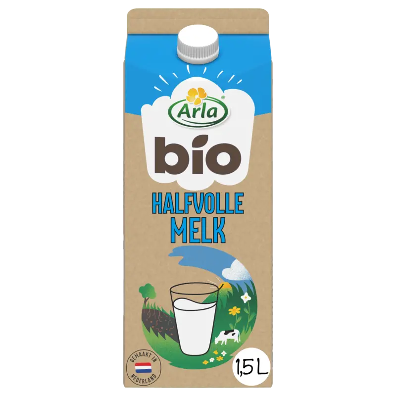 Bio Halfvolle Melk Extra Groot Pak 1,5 L