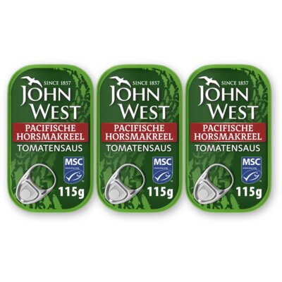 pdp-image-John West Horsmakreel tomaat 3-pack