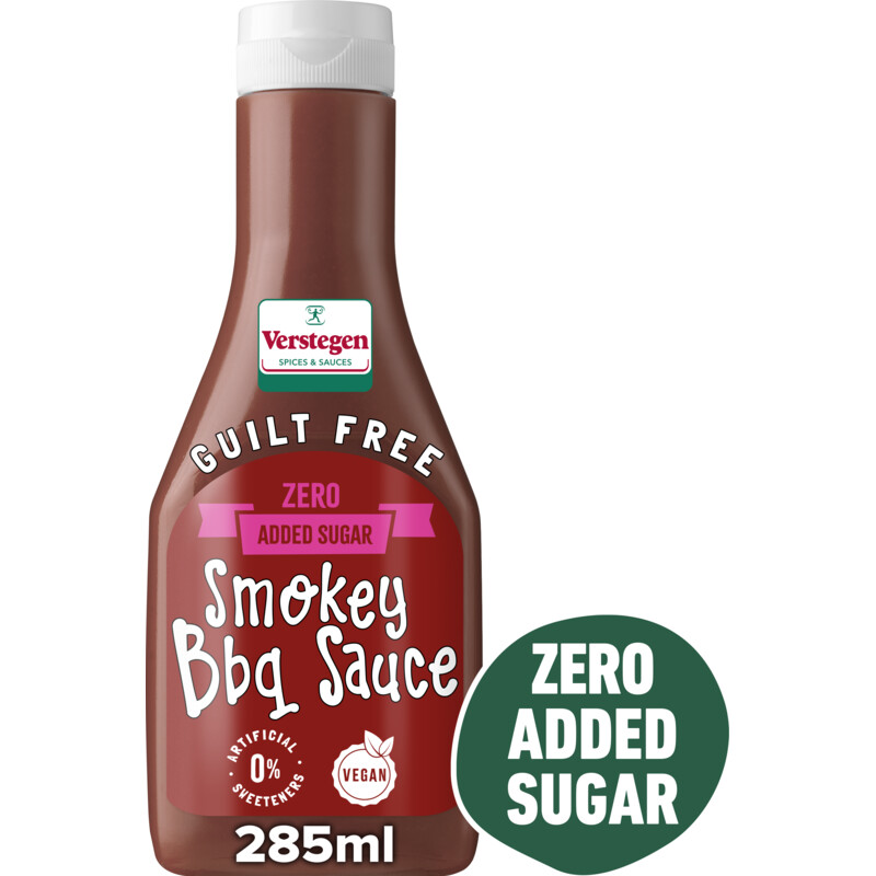 Verstegen Smokey BBQ saus zero added sugar