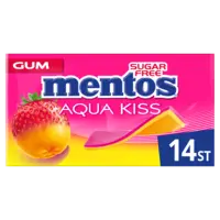 Mentos Gum Aqua kiss strawberry mandarin