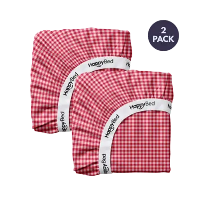 pdp-image-HappyBed 2 hoeslakens 180x200+35cm burgundy