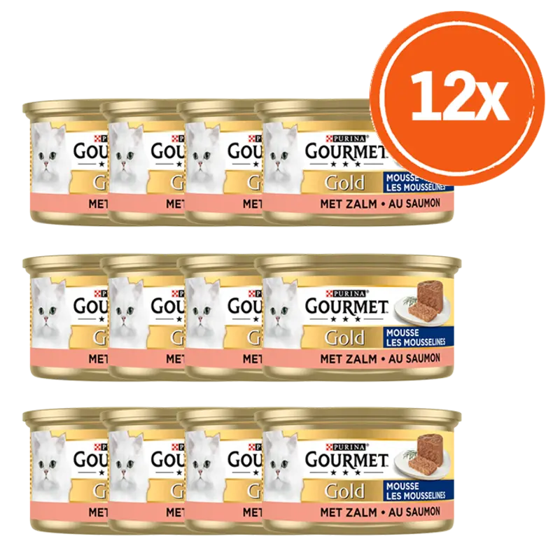Gold mousse met zalm 12-pack